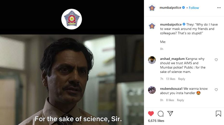 nawazuddin siddiqui in mumbai police memes