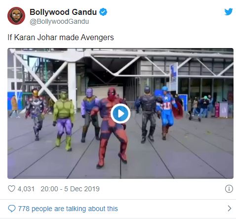 Karan Johar and Avengers connection