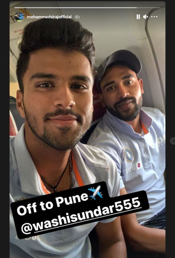 Team India arrives in Pune ahead of ODI series against England