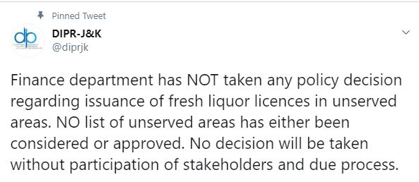 Government makes U-turn in liquor shop license issue