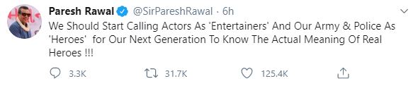 paresh rawal on army heroes