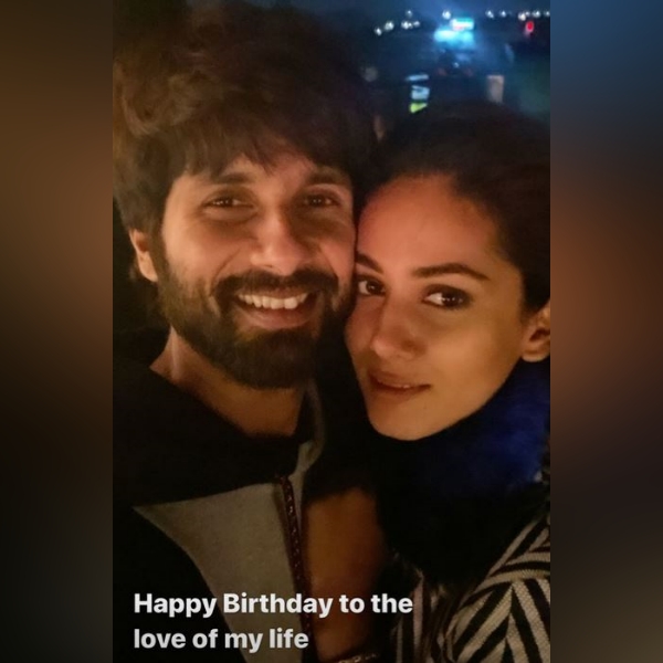 Meera Rajput wished Shahid Kapoor