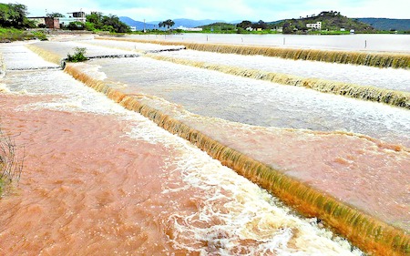 lakes are filled with heavy water