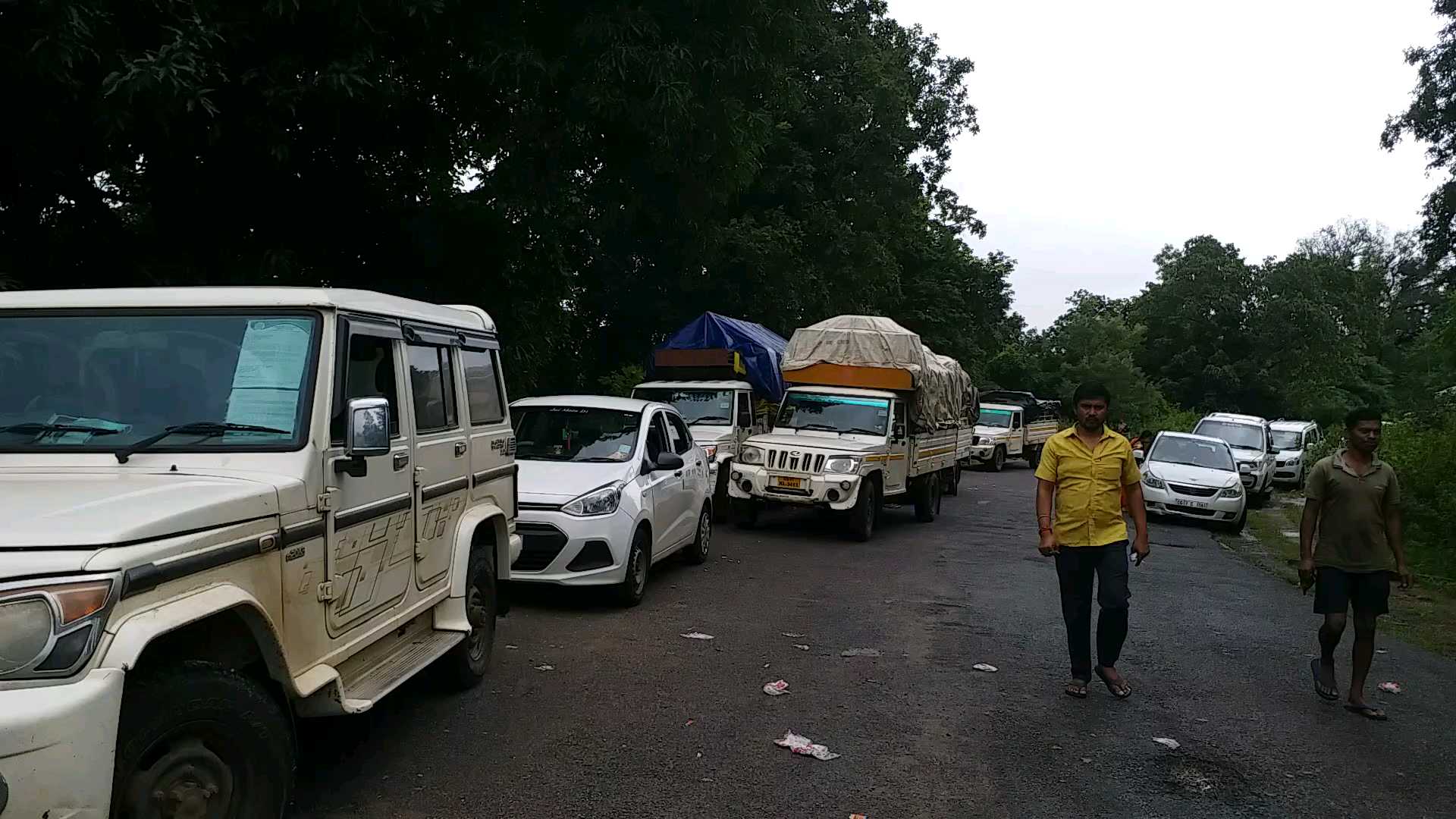 river overflowing due to heavy rain in bijapur