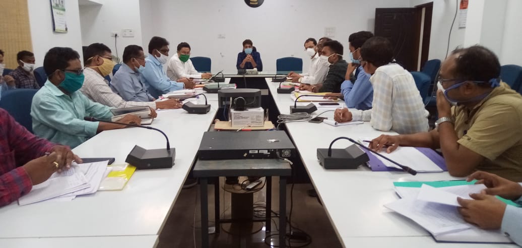 collector took joint meeting of officials of revenue and forest department