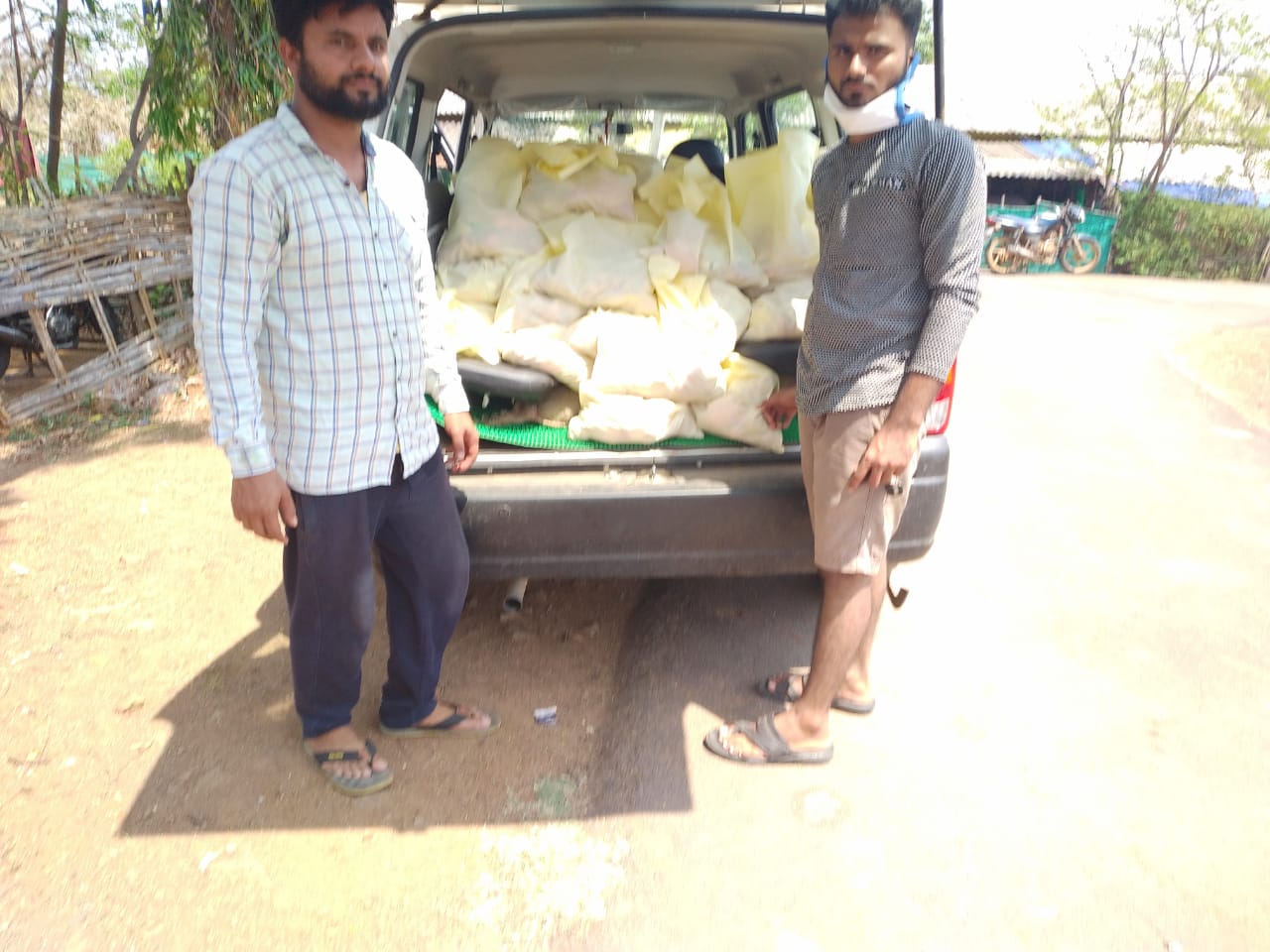 Ration was arranged for the needy in bijapur