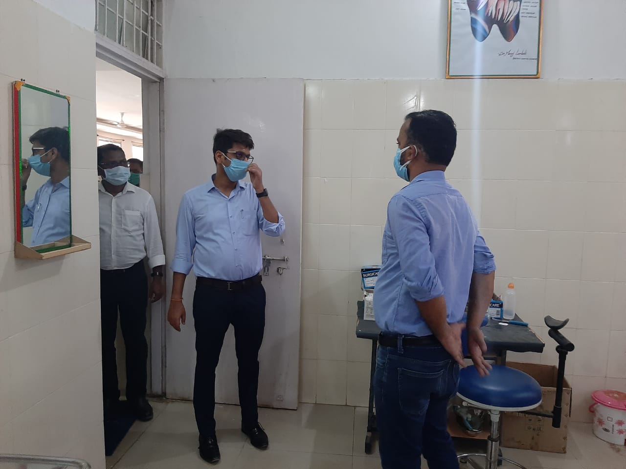 Bijapur Collector inspected the hospital