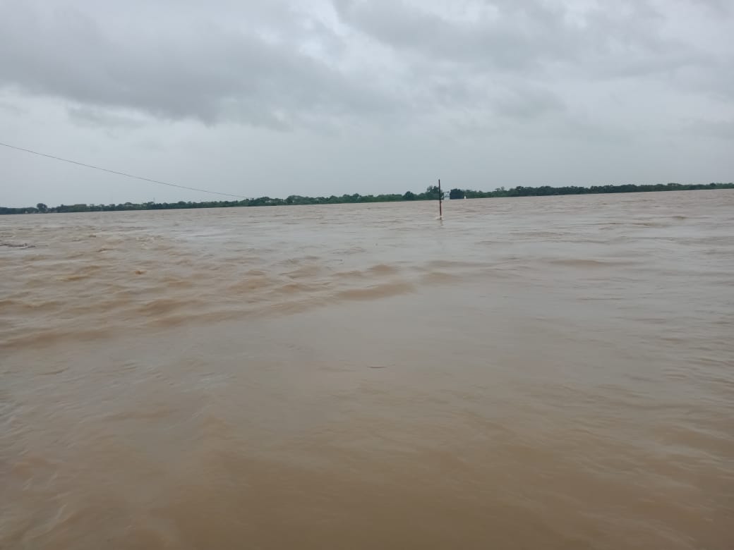 Flood situation in many areas due to heavy rains in Balodabazar