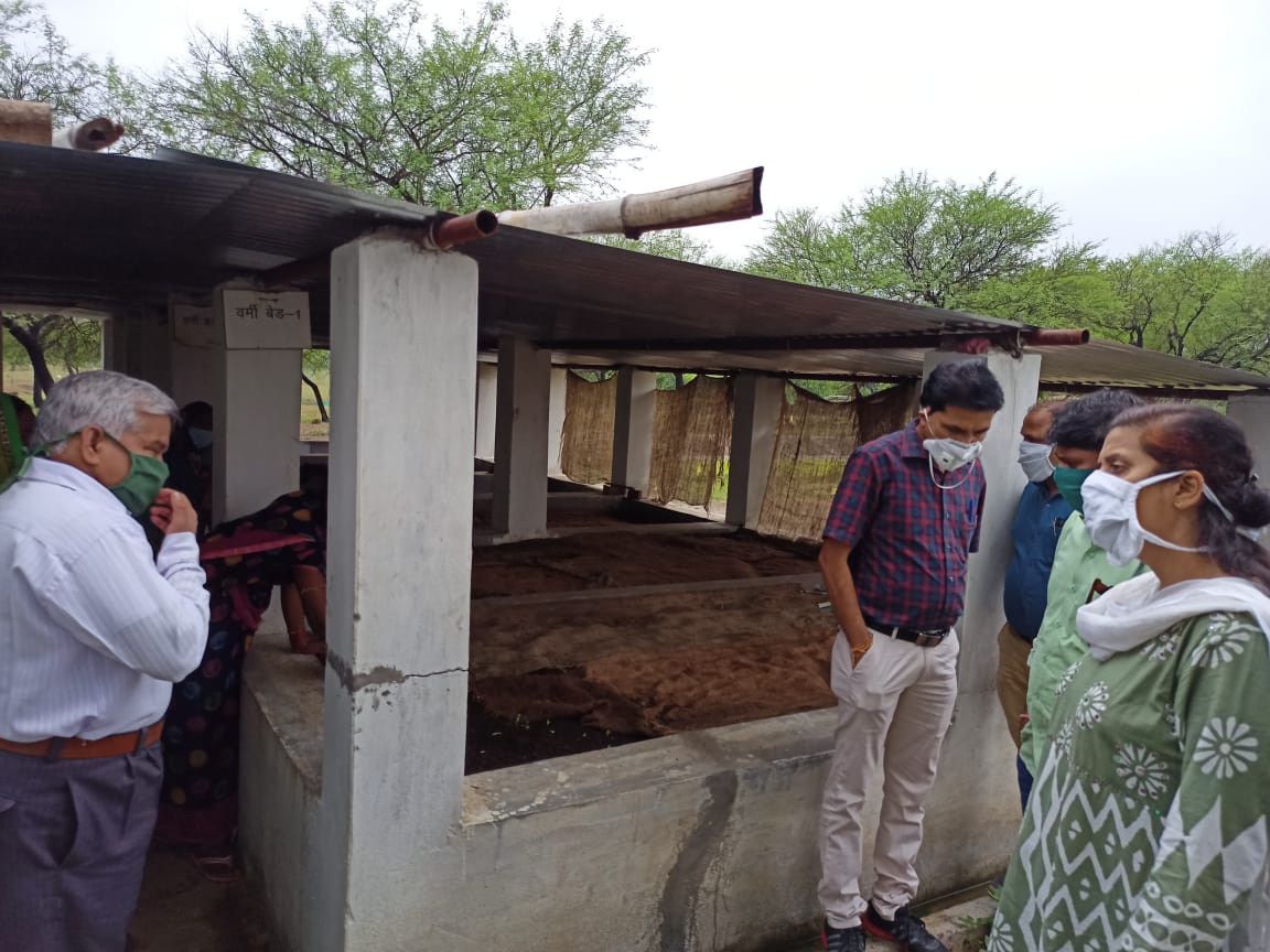 fariha aalam inspected of Gauthan at balodabajar