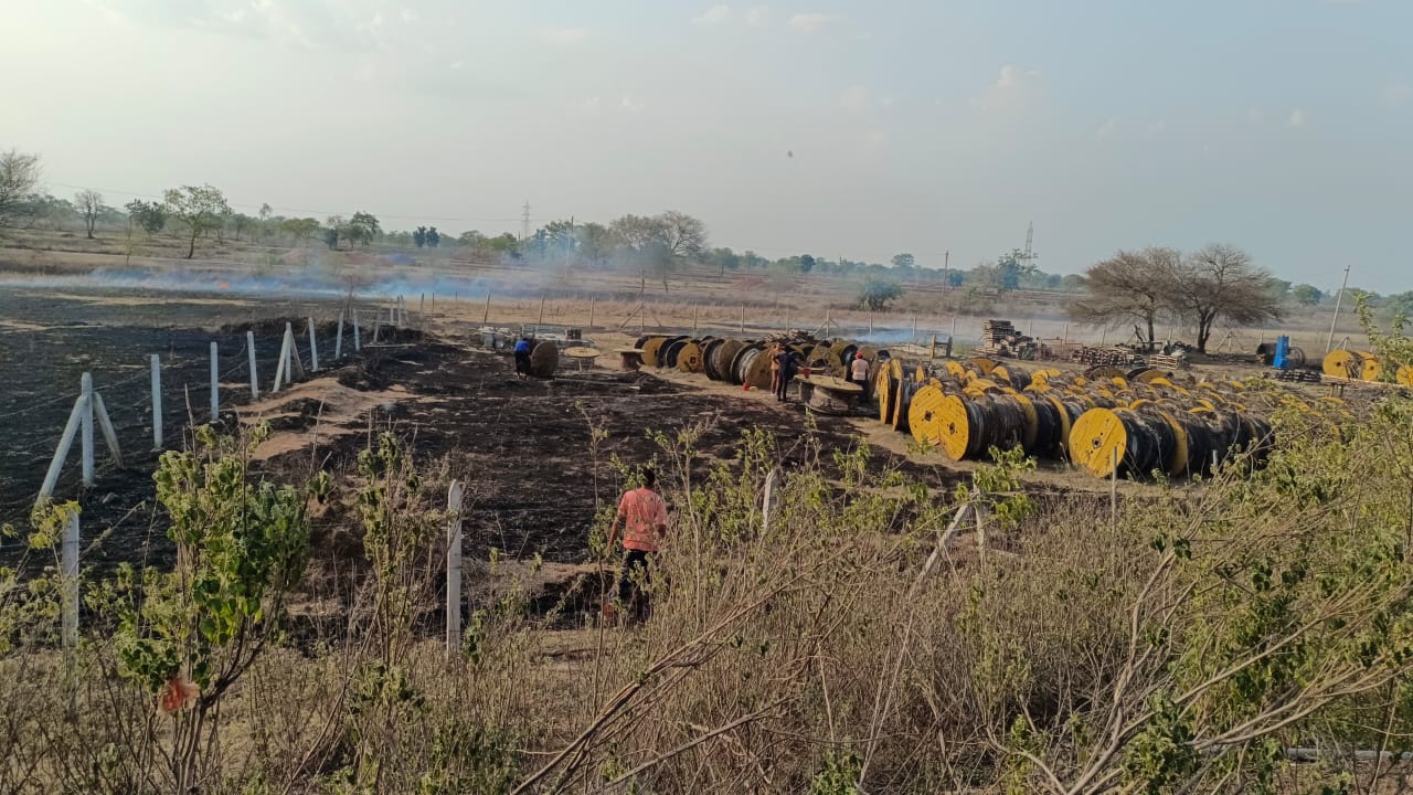 Fire In Balod Station