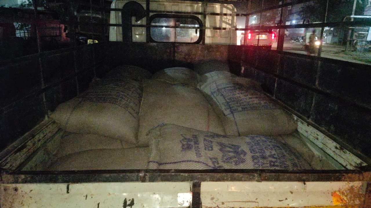 Women and Child Development Department seized 14 sack of wheat in balod