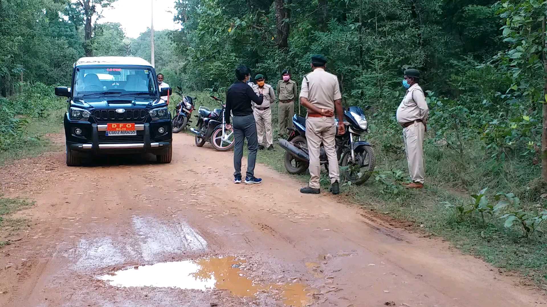 elephants group has reached balod Dalli forest