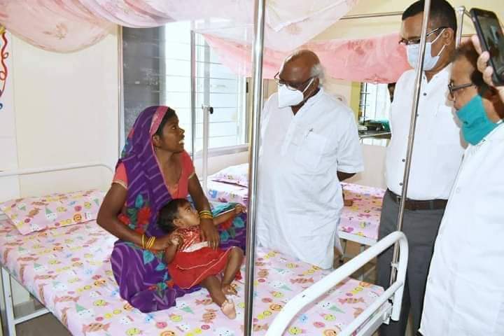 newly constructed Nutrition Rehabilitation Center in Balrampur