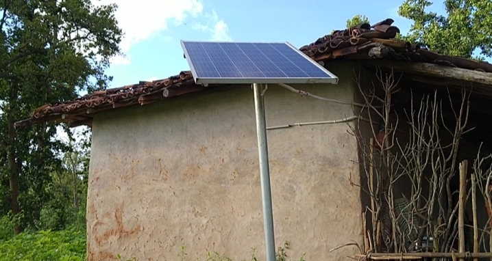 CREDA Department Delivers Electricity to Madrid Village Through Solar Energy in balrampur