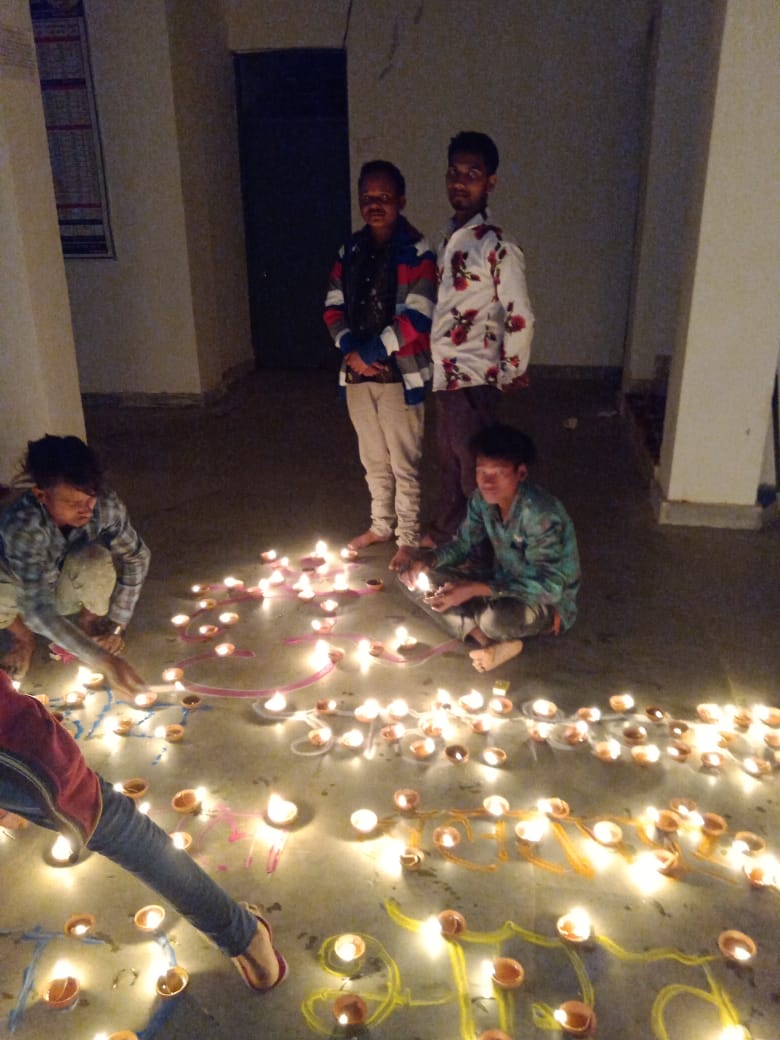 superstition midnight worship in government college at rajpur in balrampur