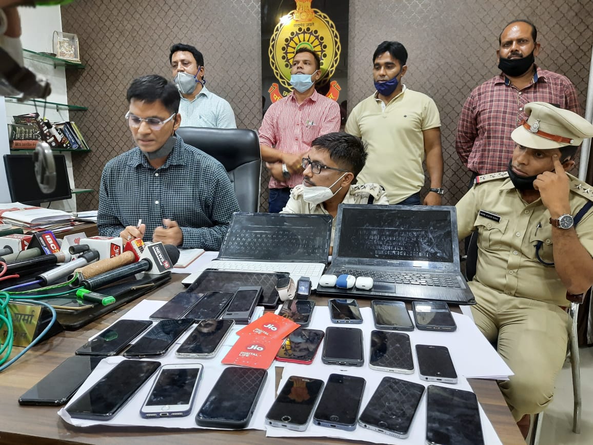 बिलासपुर पुलिस ने 20 लाख का सामान जब्त किया