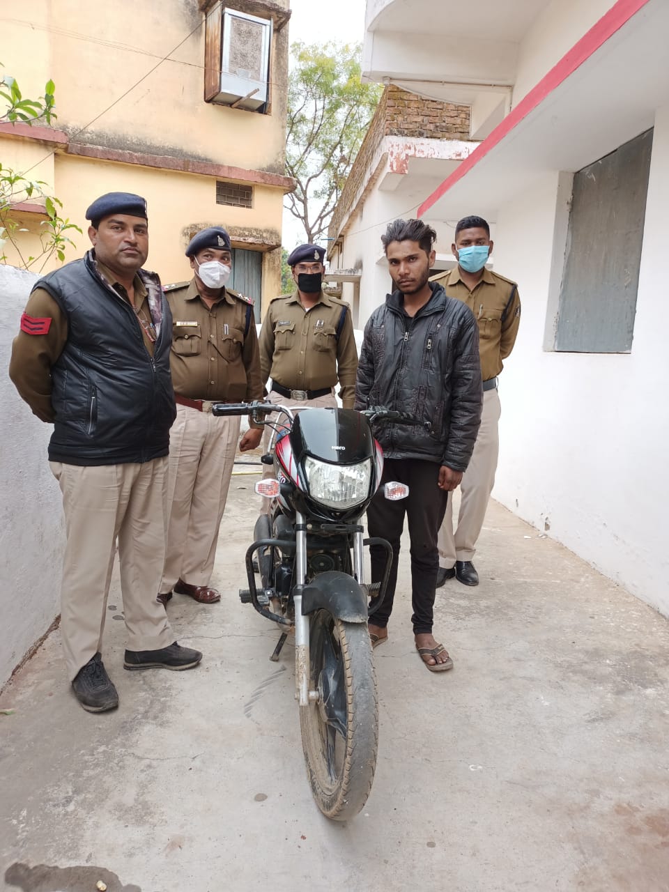 Accused arrested with stolen bike during Arpa Festival in Gorella Pendra Marwahi