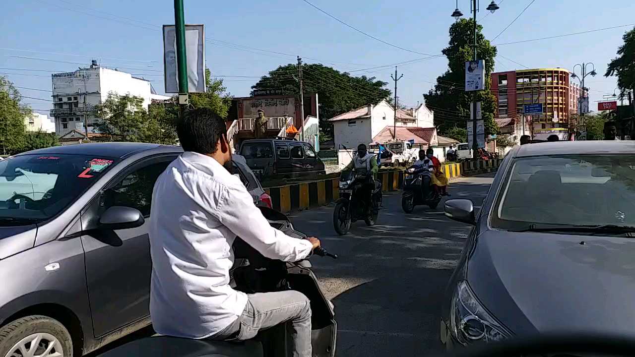 mismanagement of traffic in bilaspur