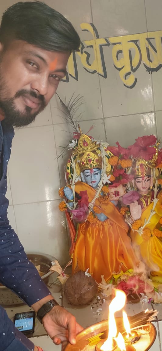 Krishna Janmashtami celebrated with simplicity in Bilaspur due to corona pandemic