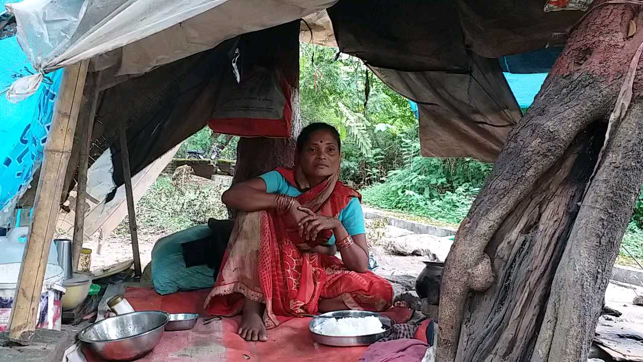 People are not living shelter home due to Corona in bilaspur