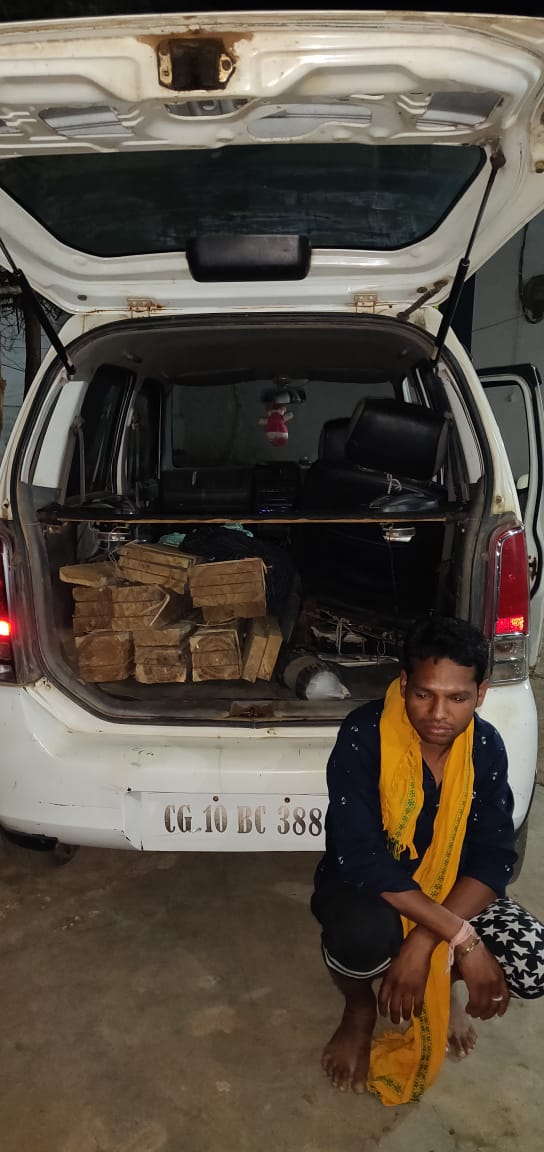 Forest Department has taken action against smugglers IN BILASPUR