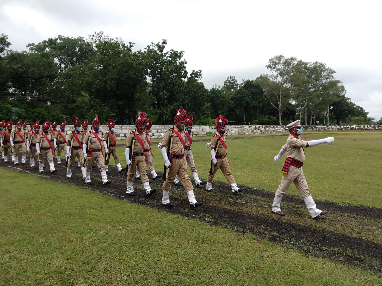 Collector and SP inspected the final preparations for Independence Day in Gaurela Pendra Marwahi