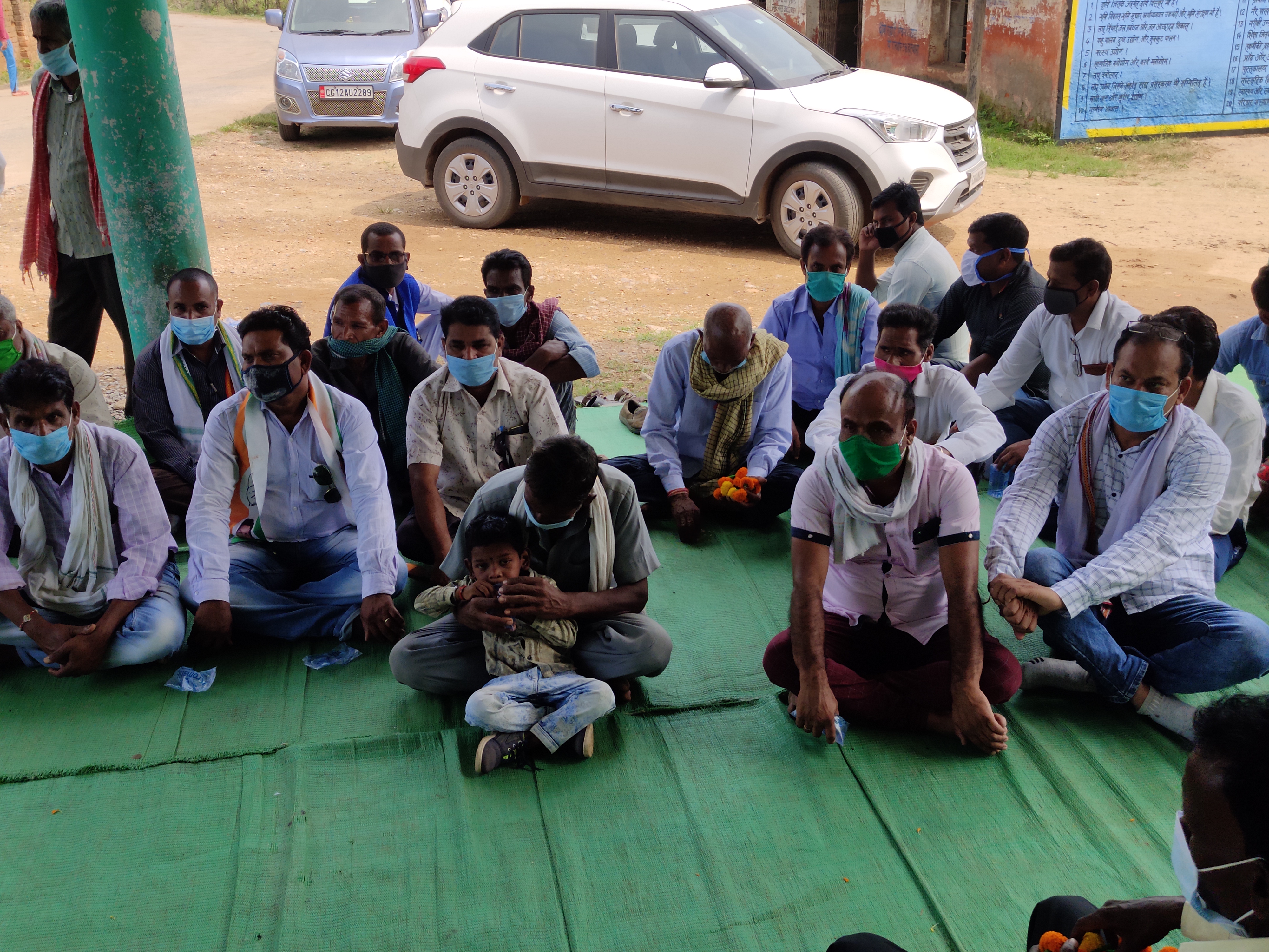 Rally held in Ratanpur to protest against agricultural law