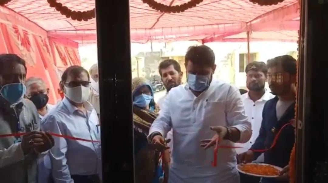 mla ashish chhabra inaugurates power distribution center in Ranka in bemetara