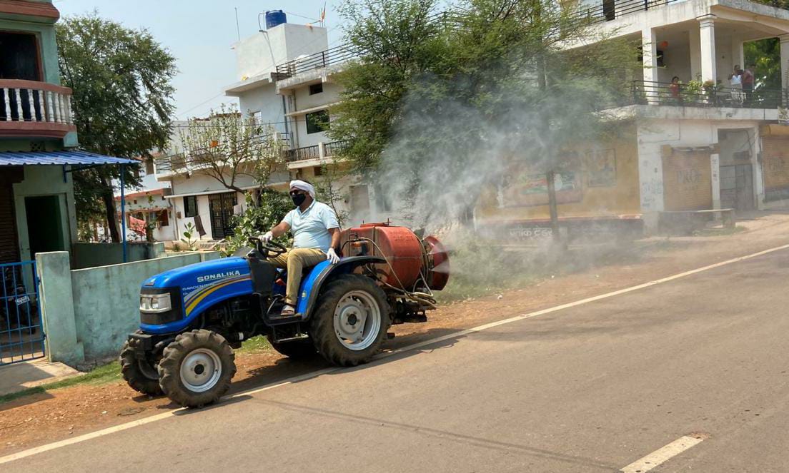 Farmer leader's team in Bemetra will sanitize villages after city