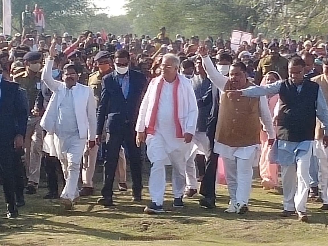 CM bhupesh Baghel attended the conclusion of the bird festival in bemetaraCM bhupesh Baghel attended the conclusion of the bird festival in bemetara