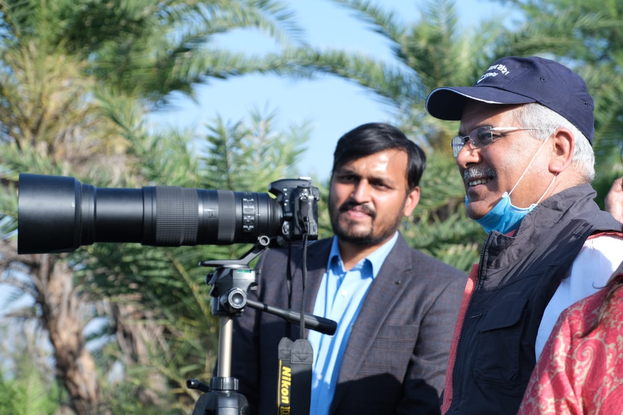 CM bhupesh Baghel attended the conclusion of the bird festival in bemetara