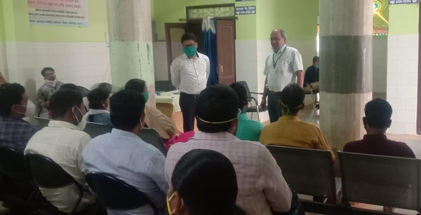 Training given to doctors for Corona Vaccination in Bemetara