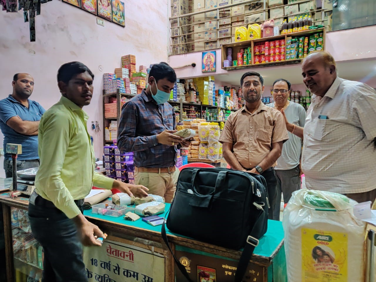 food department took samples of food items