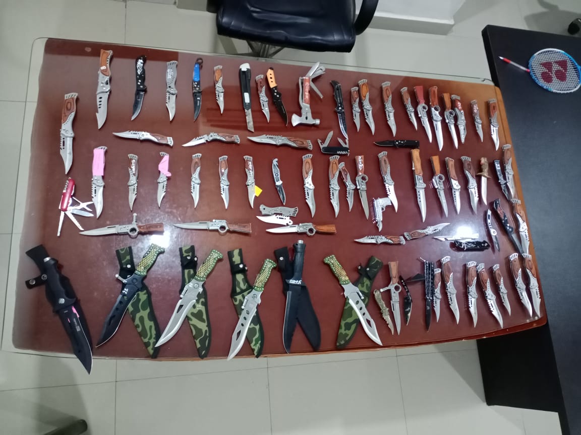 weapons seized