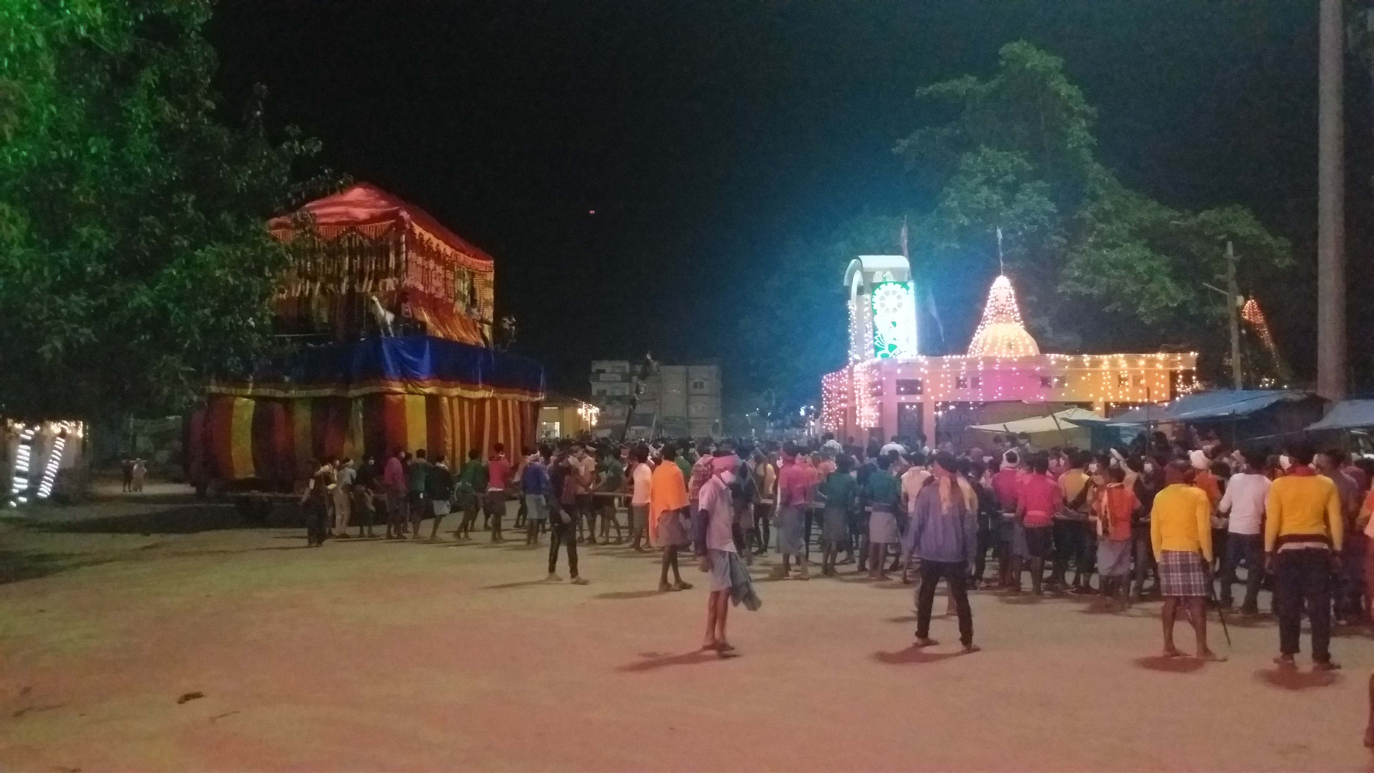 bhitar raini rituals performed late night in bastar dussehra in jagdalpur