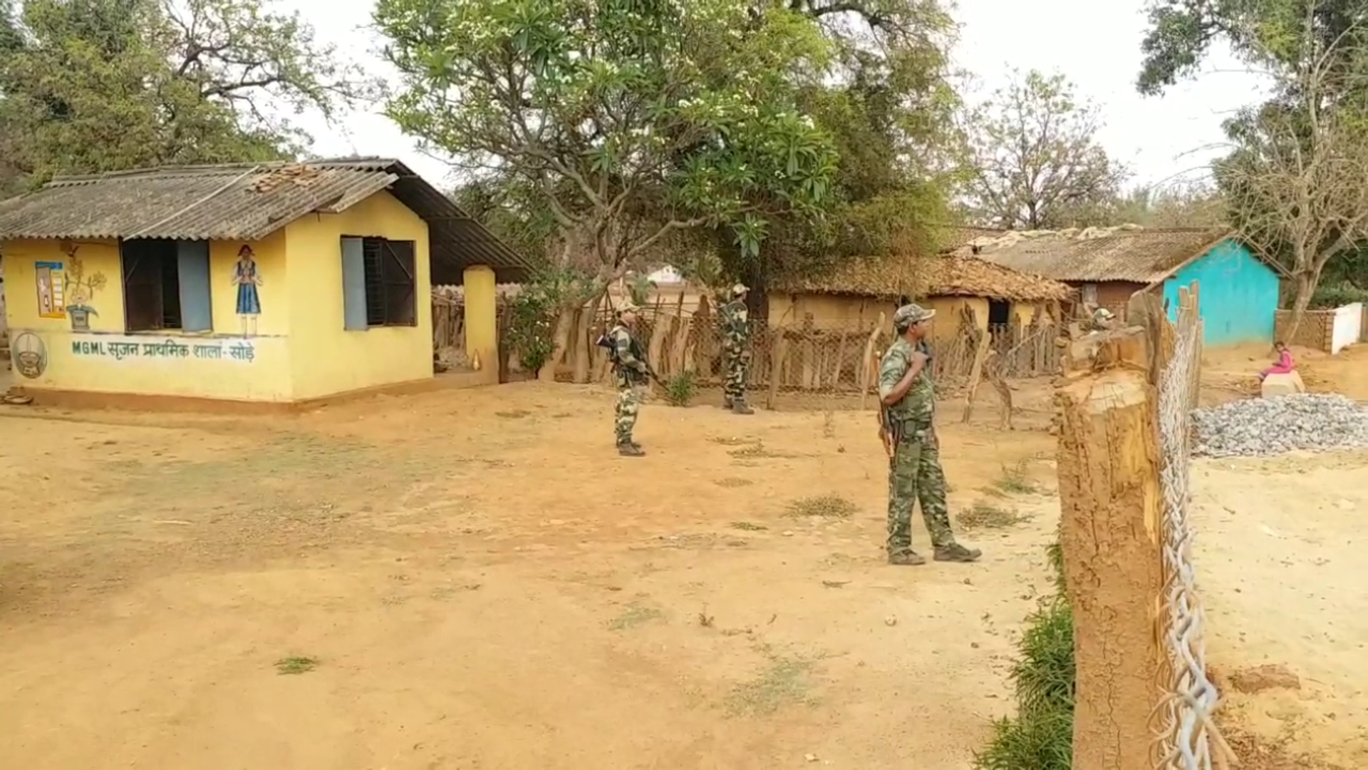 corona vaccination with security in naxal infested bastar