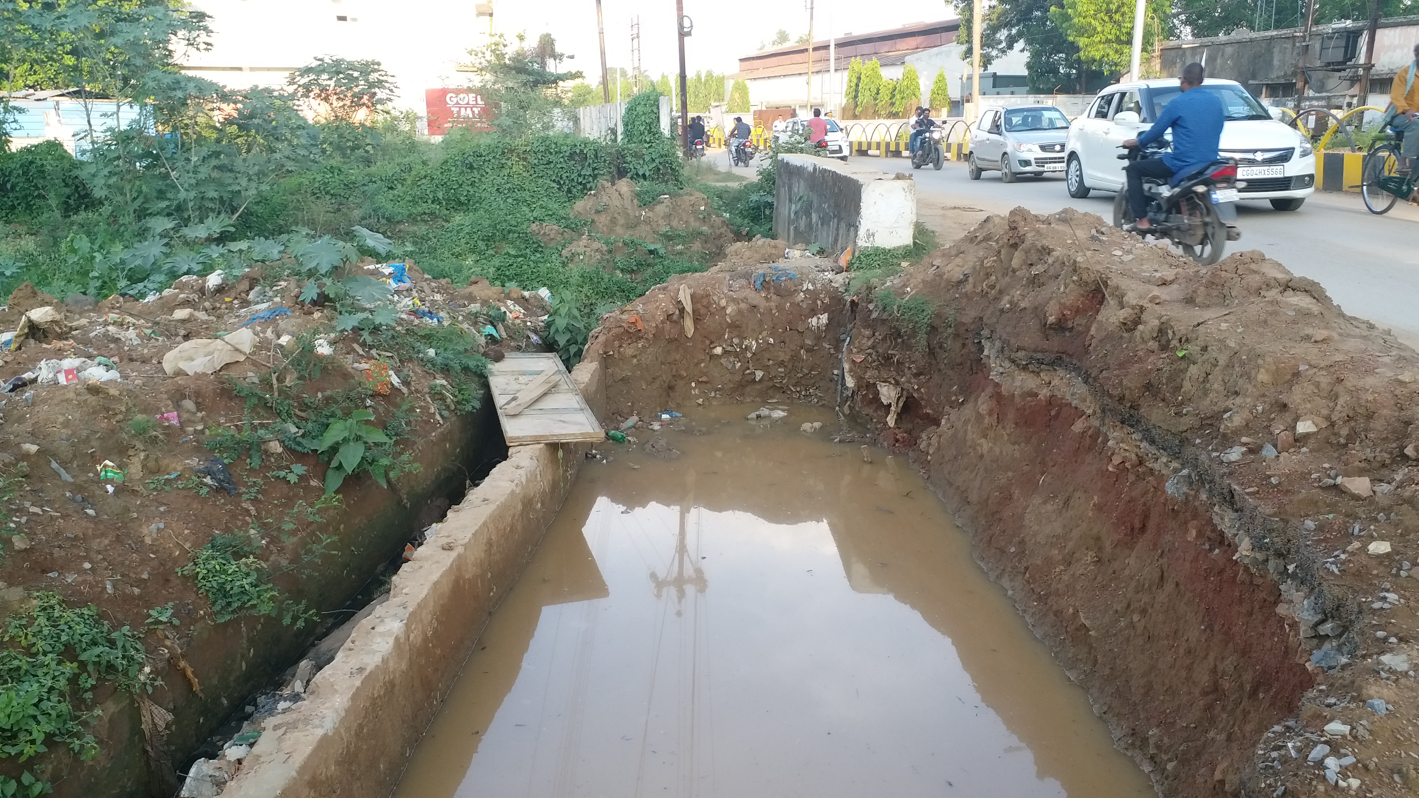 Waterlogging crisis in Jagdalpur