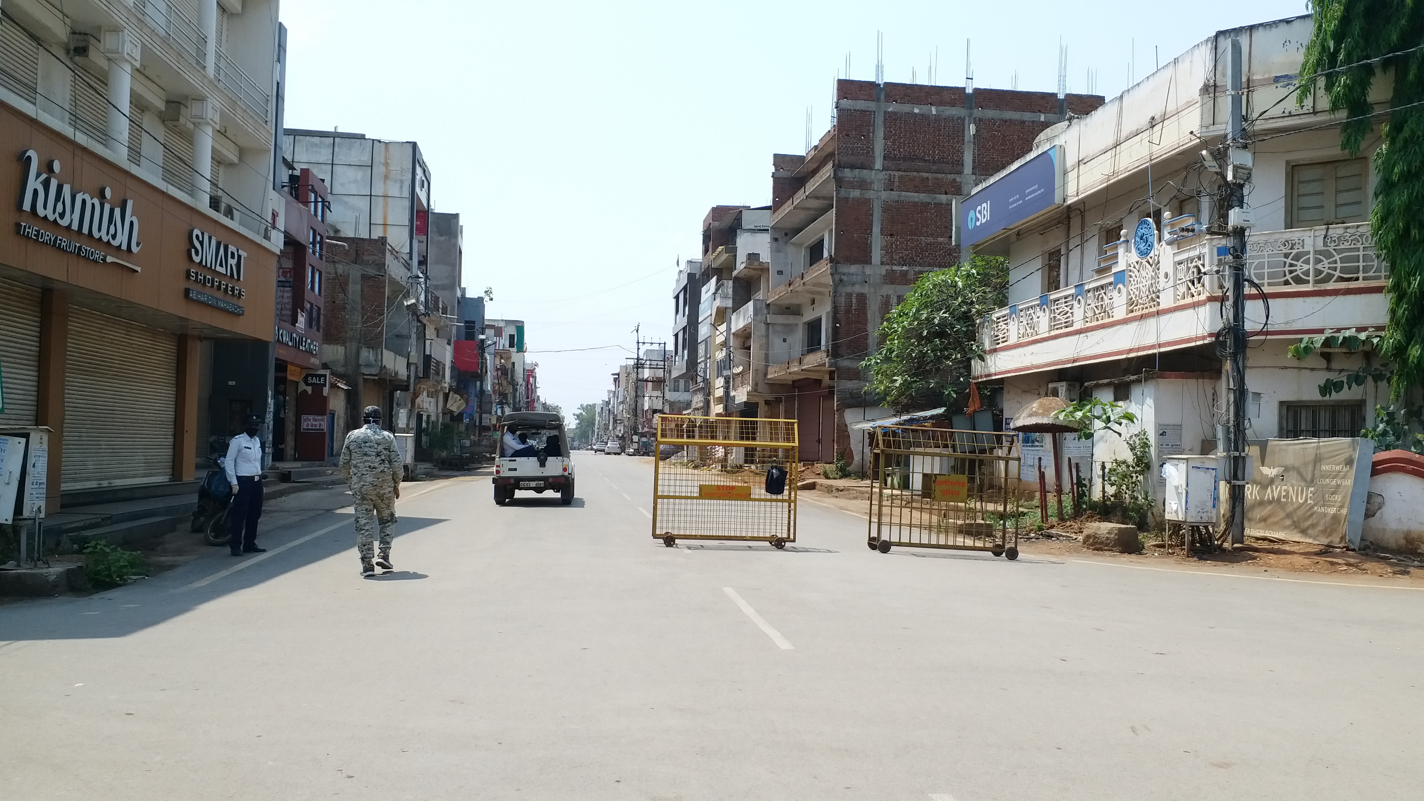 rules-followed-in-jagdalpur-on-first-day-of-lockdown