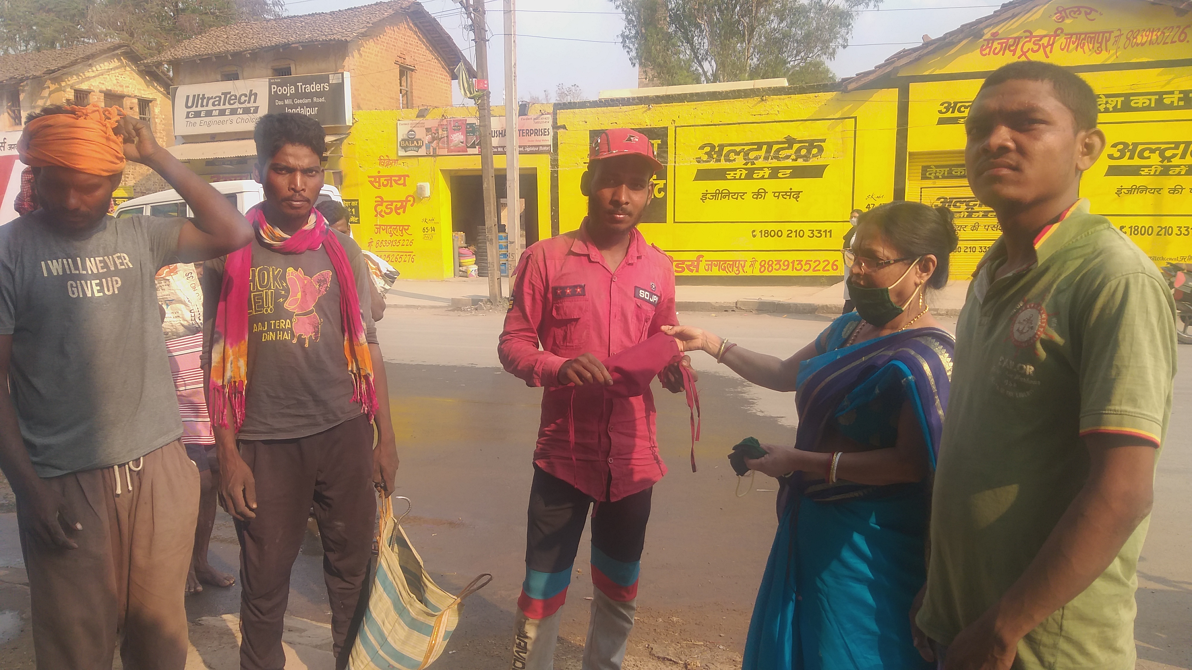 Anju Roy distributed one and a half million masks