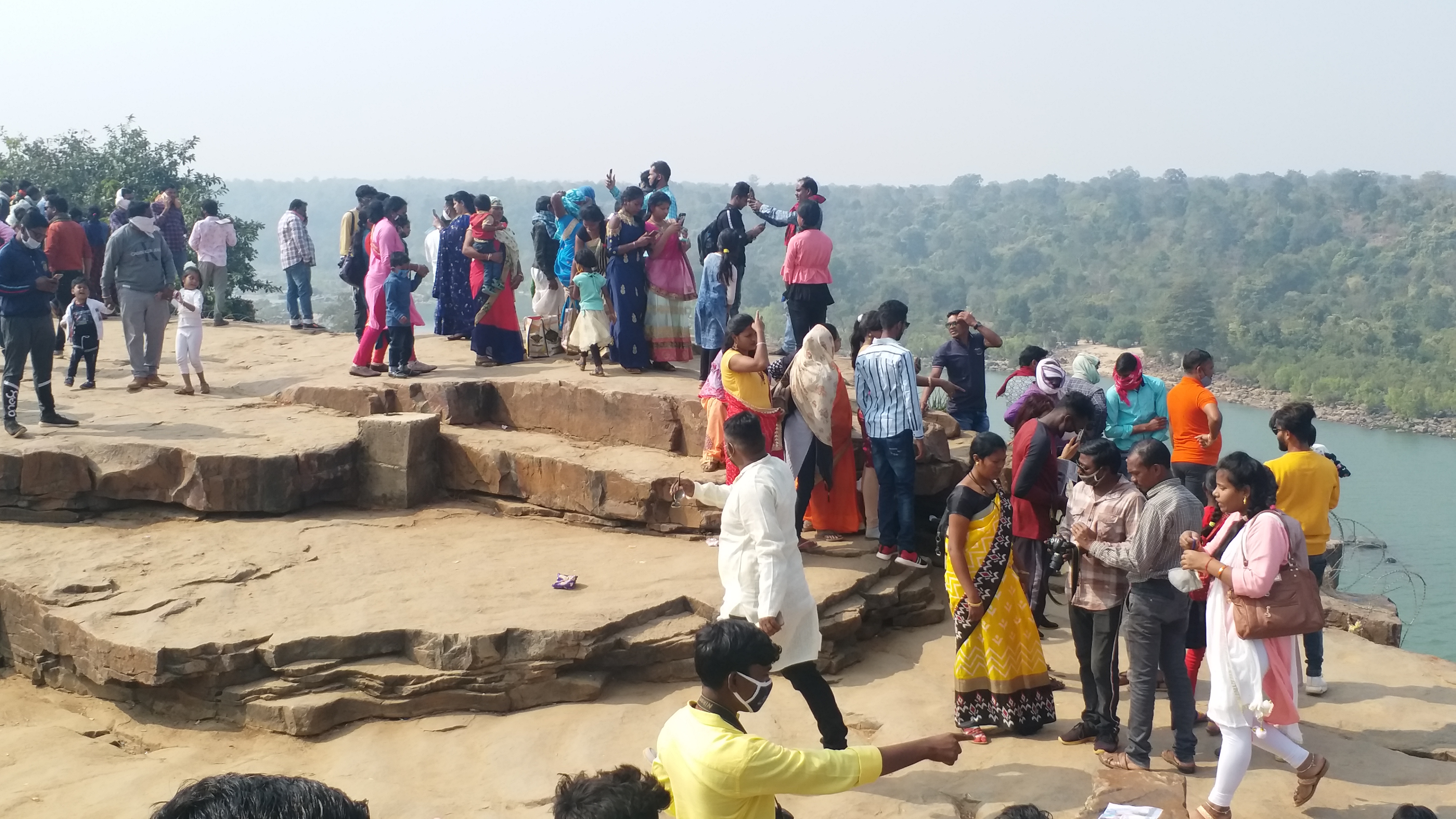 tourists reached Chitrakote