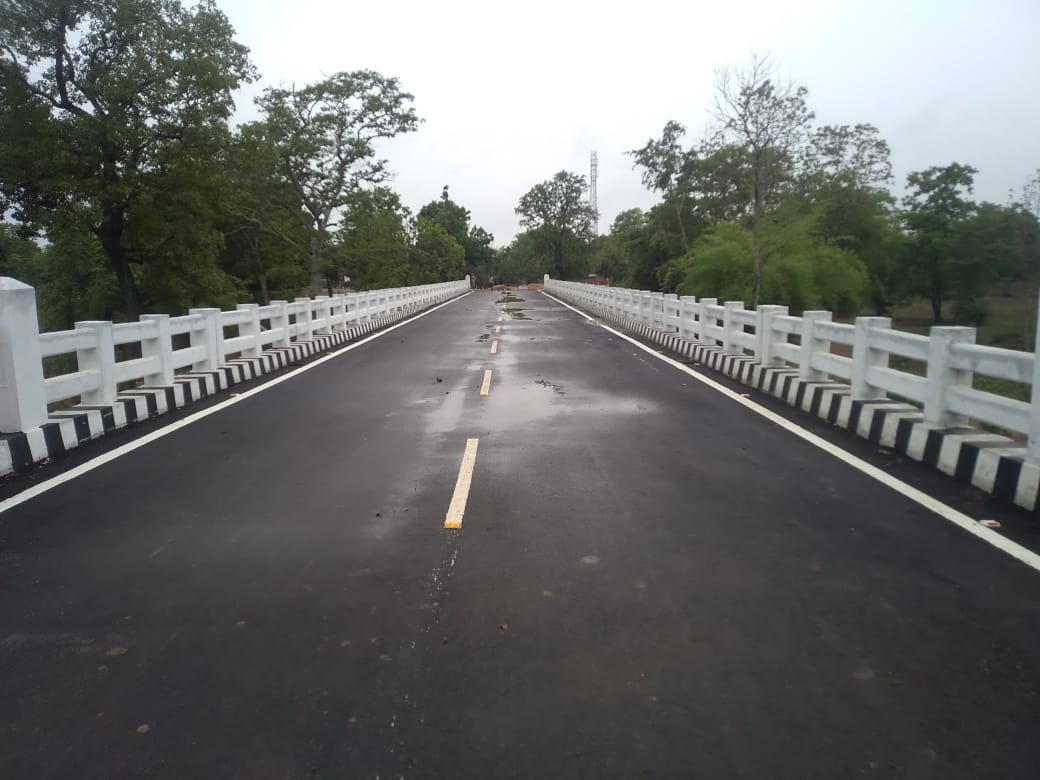 construction of four new bridges on Indravati river in Bastar