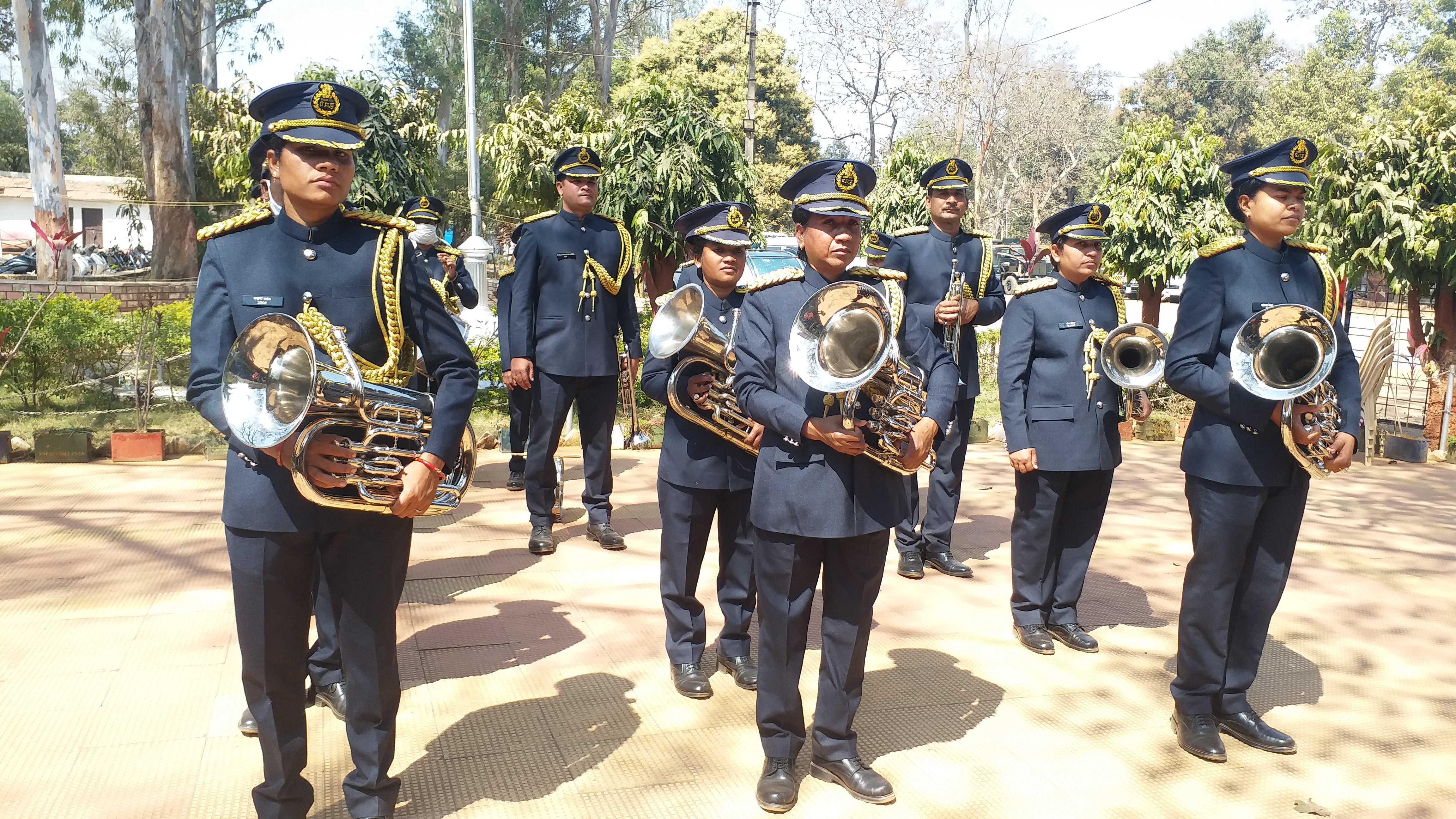 Female police band