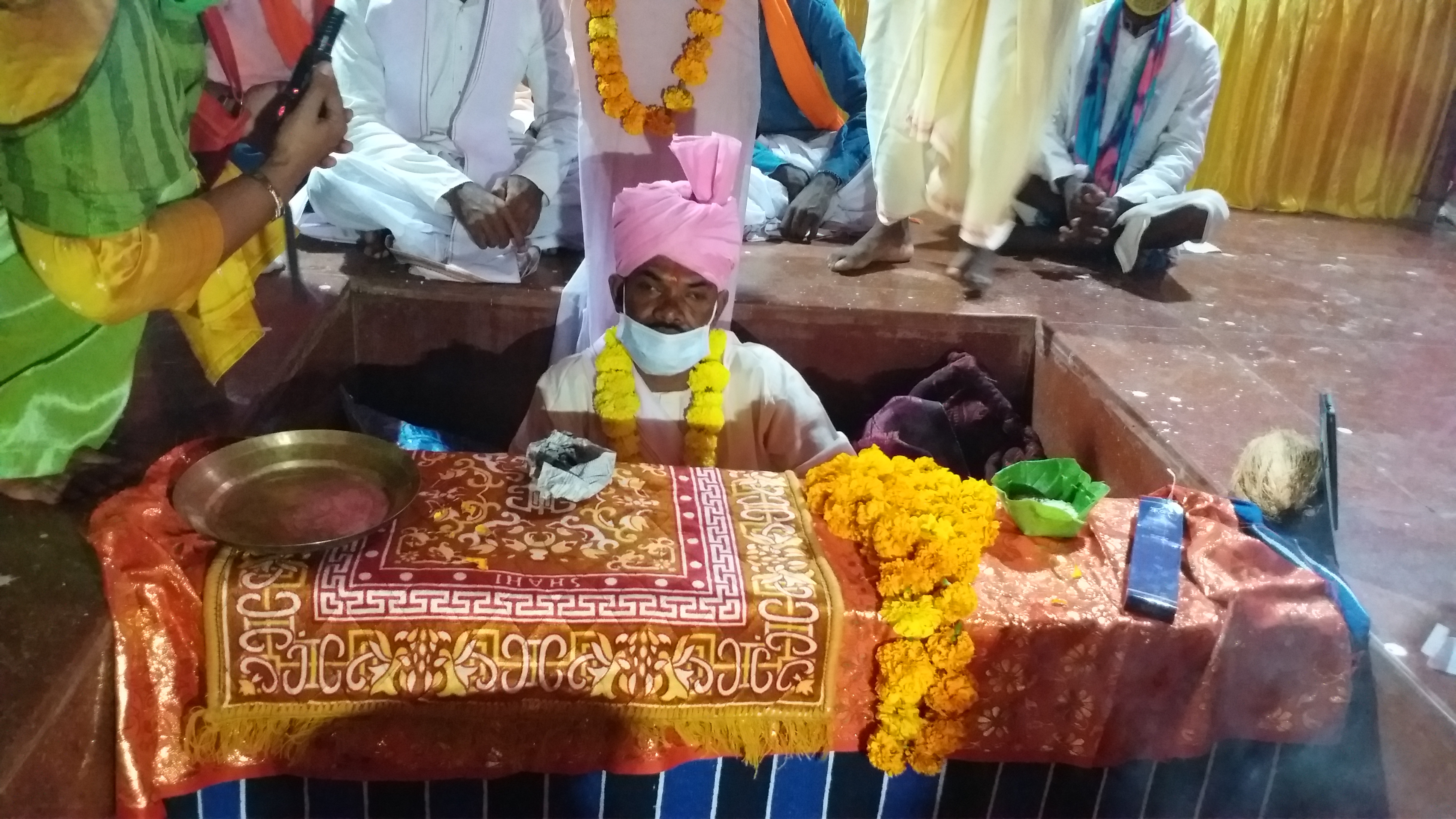 Jogi bithai ritual of Bastar Dussehra