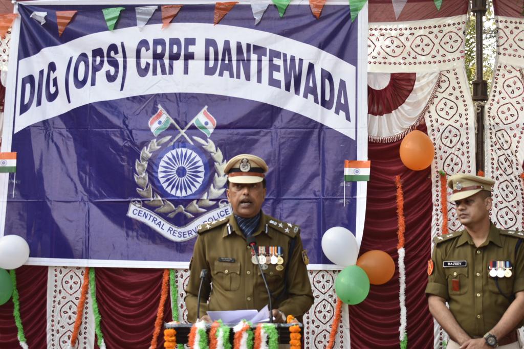 CRPF receives 73 gallantry medals on Republic Day IN Dantewada