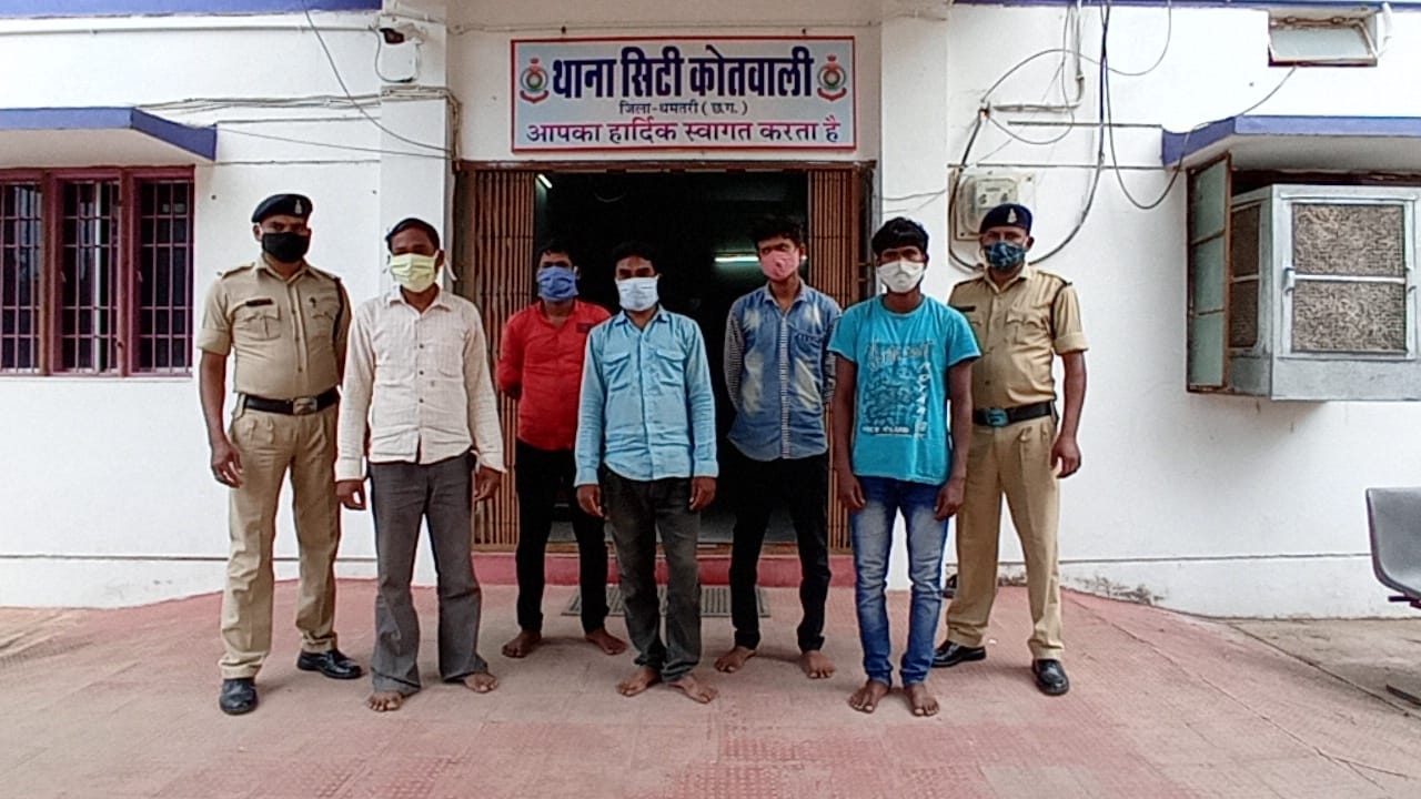 dhamtari police solved murder case five accused arrested