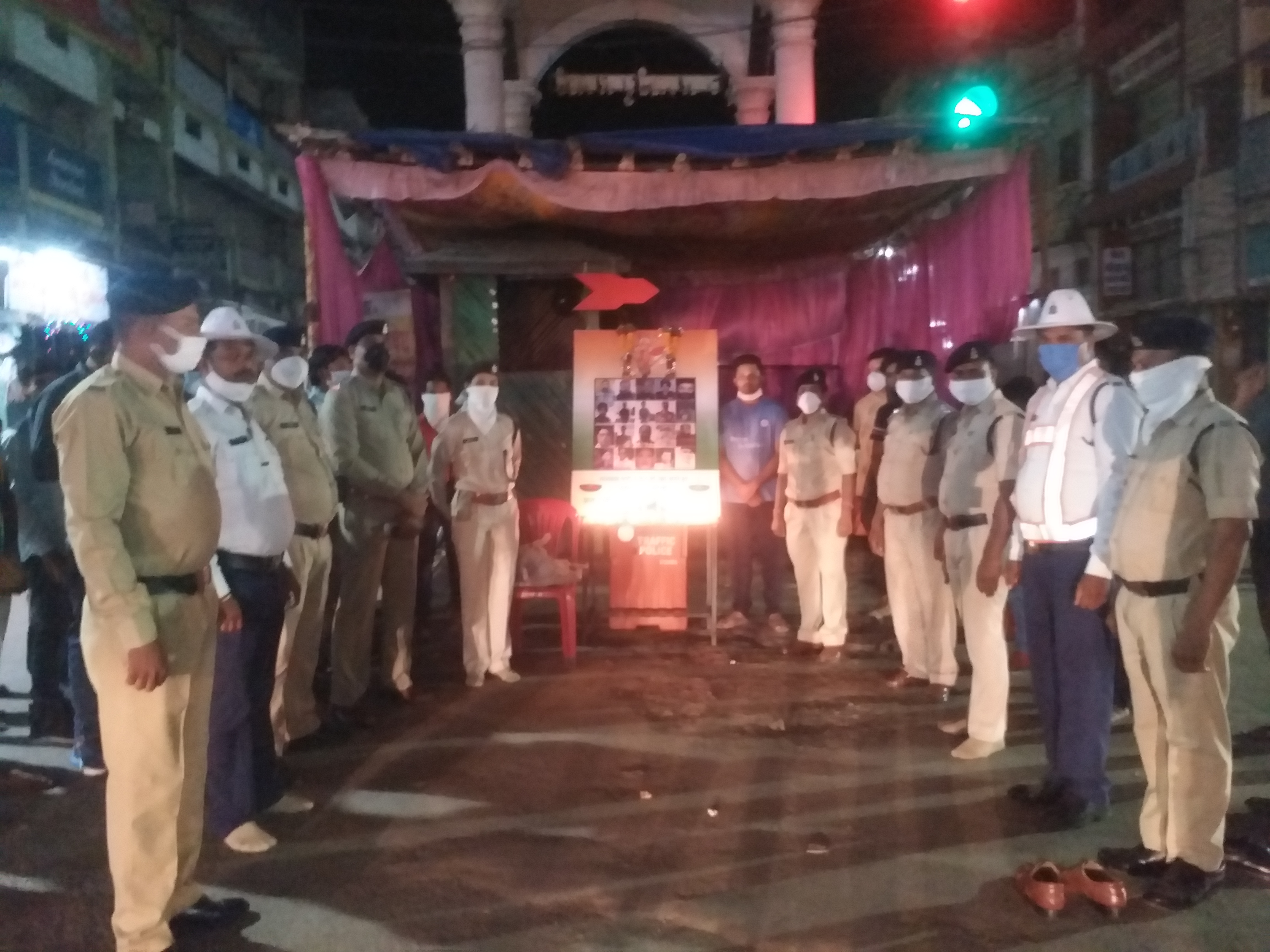 Police department paid tribute to martyrs