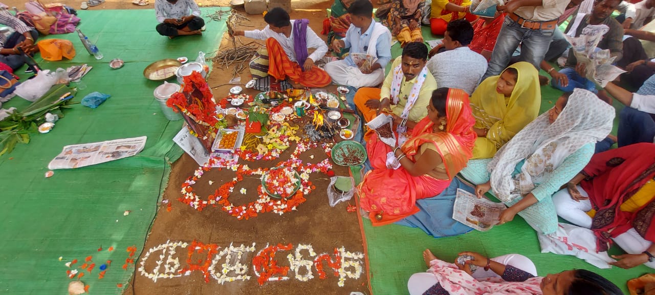 MNREGA workers performed virtuous yagya in Dantewada