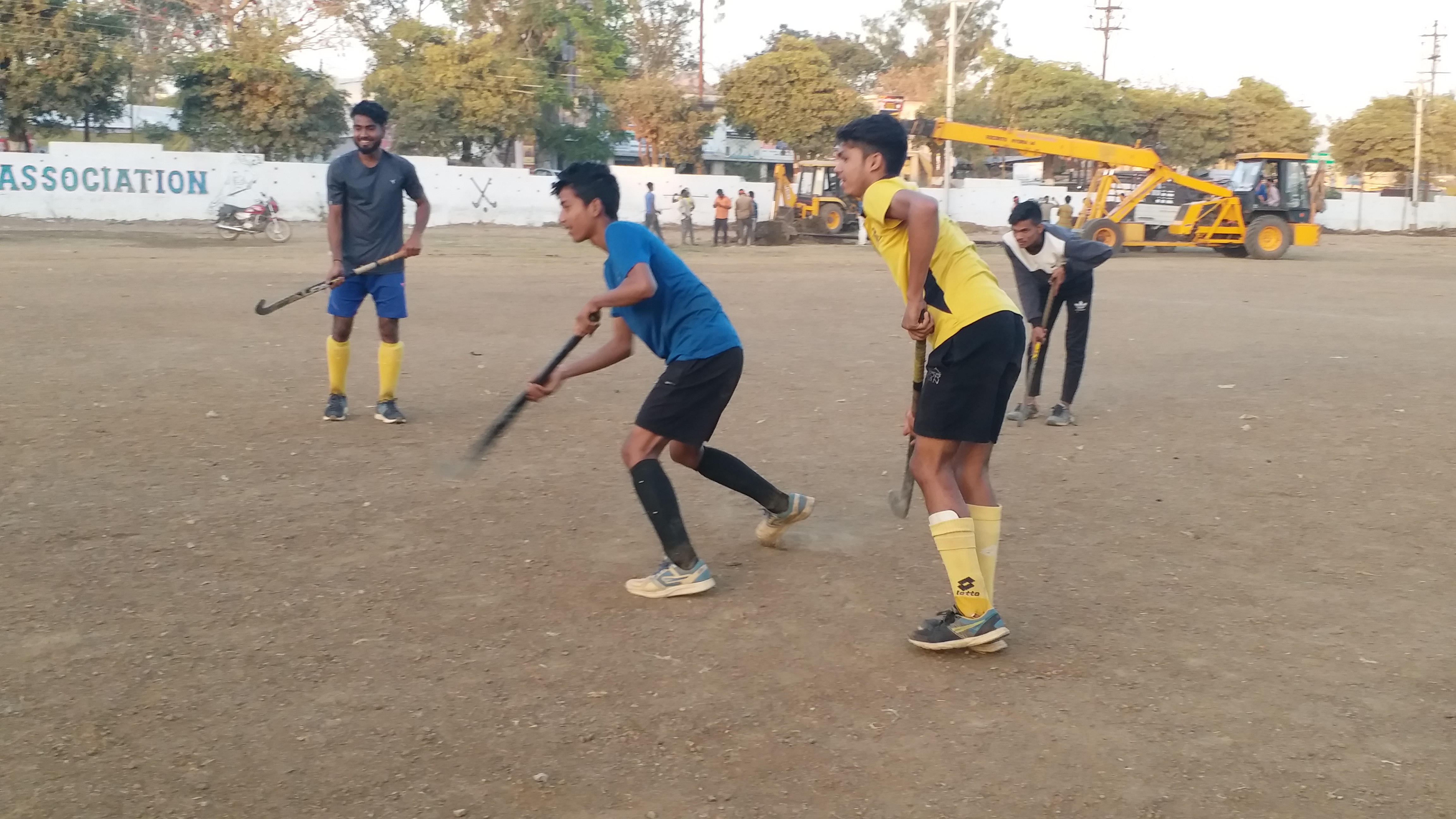 Hockey players demand Astroturf Stadium in durg district