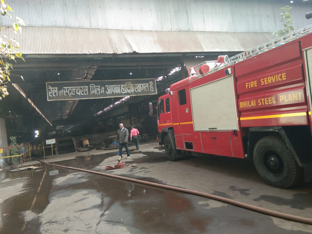 Fire in rail mill of Bhilai Steel Plant