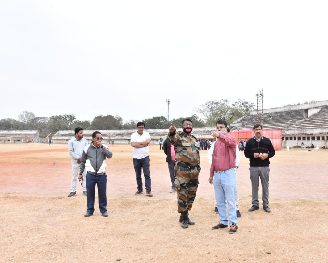 Indian Army recruitment rally will be held at Pandit Ravi Shankar Shukla Stadium in durg